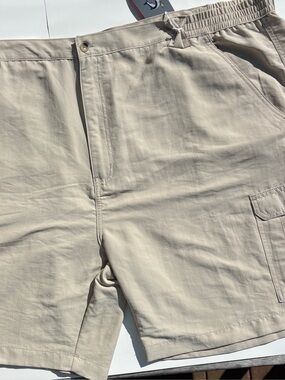 Tan Boca Grande Shorts 52” World Wide Sports elastic waist band, quick dry nylon
